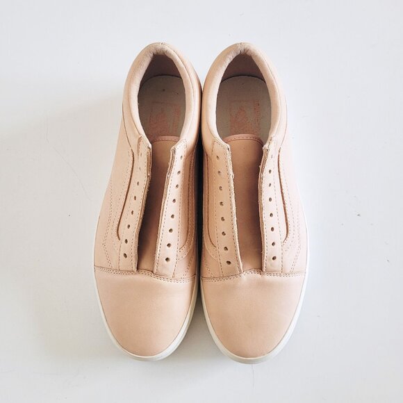 Vans Old Skool Veggie Tan Leather Sneakers - Size 8.5 - Picture 6 of 11